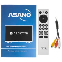 Asano 27.5" (71 см) Телевизор Asano 28LH5011T белый, фото 11