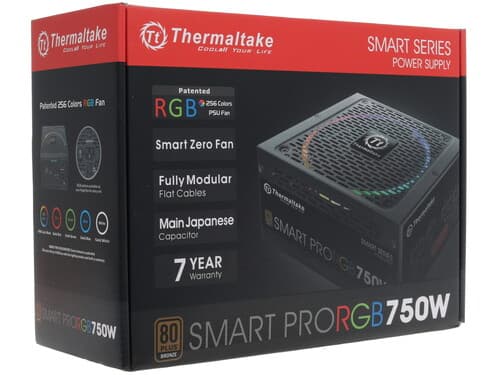 Блок питания Thermaltake Smart PRO RGB 750W [PS-SPR-0750FPCBE] черный thumb 9