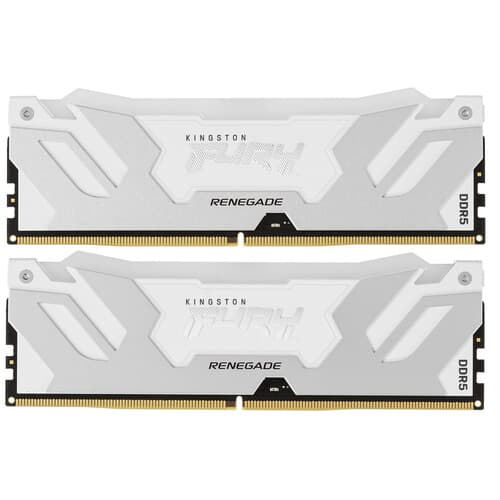 Kingston FURY Оперативная память Kingston Fury Renegade White RGB [KF580C38RWAK2-32] 32 ГБ, фото 2