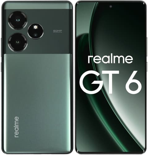 realme 6.78" Смартфон realme GT 6 512 ГБ зеленый