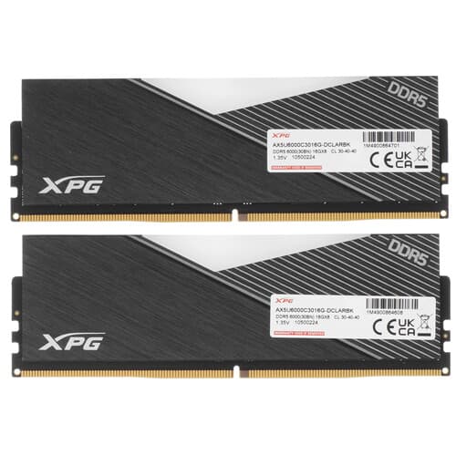 XPG (ADATA) Оперативная память ADATA XPG Lancer RGB [AX5U6000C3016G-DCLARBK] 32 ГБ, фото 3