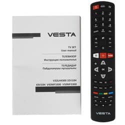 Vesta 43" (109 см) Телевизор Vesta 43V10H черный, фото 11