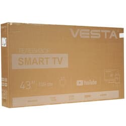 Vesta 43" (109 см) Телевизор Vesta 43V10H черный, фото 12