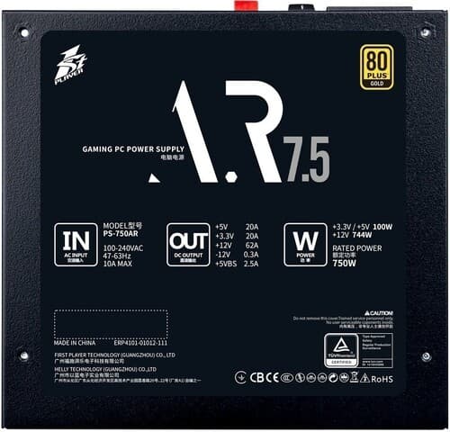 Блок питания 1STPLAYER AR 7.5 [PS-750AR] черный thumb 13