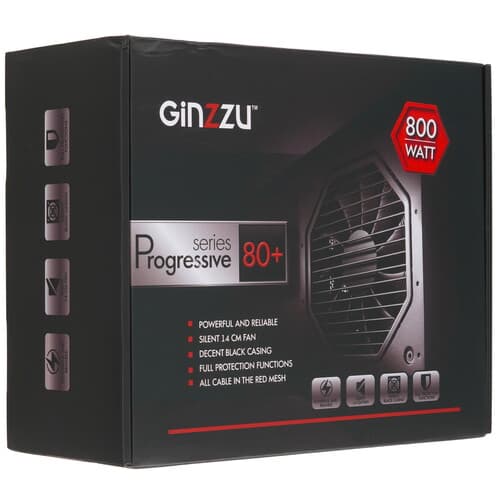 Блок питания GiNZZU PC800 [PC800белый] белый thumb 8
