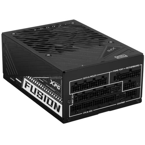 Блок питания ADATA XPG FUSION 1600 TITANIUM [FUSION1600T-BKCEU] черный thumb 1