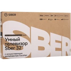 Sber 32" (81 см) Телевизор Sber SDX-32FQ5000MBA черный, фото 13