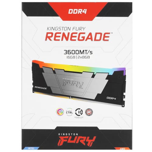 Kingston FURY Оперативная память Kingston FURY Renegade RGB [KF436C16RB2AK2/16] 16 ГБ, фото 4
