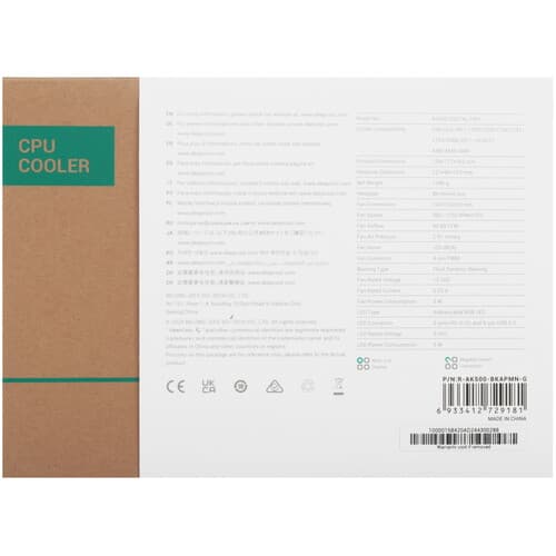 DEEPCOOL Кулер для процессора DEEPCOOL AK500 DIGITAL PRO [R-AK500-BKAPMN-G] черный, фото 11