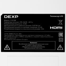 DEXP 32" (81 см) Телевизор DEXP F321 белый, фото 8