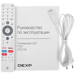 DEXP 32" (81 см) Телевизор DEXP F321 белый, фото 11