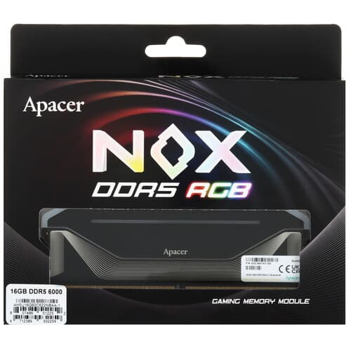 Apacer Оперативная память Apacer NOX RGB [AH5U16G60C622NBAA-1] 16 ГБ, фото 4