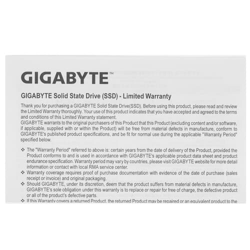 500 ГБ M.2 NVMe накопитель GIGABYTE Gen4 4000E [G440E500G] thumb 3