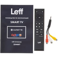 Leff 31.5" (80 см) Телевизор Leff 32H690T черный, фото 11