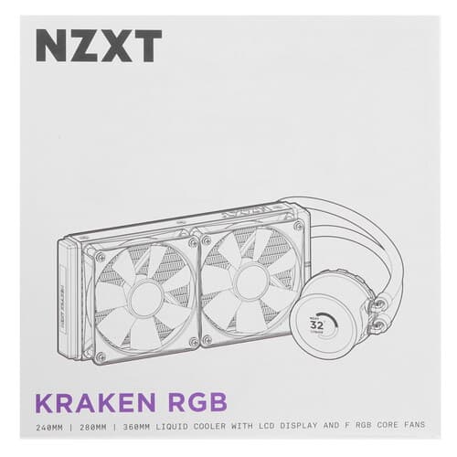 Система охлаждения NZXT Kraken 240 RGB  белая thumb 9