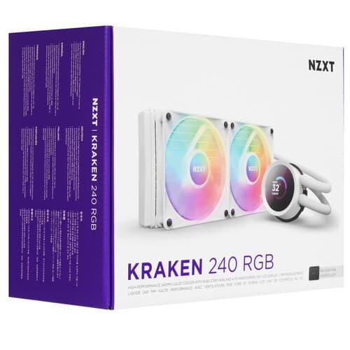 Система охлаждения NZXT Kraken 240 RGB  белая thumb 10