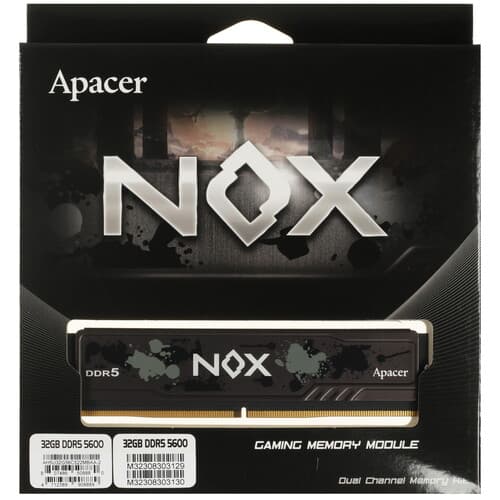 Apacer Оперативная память Apacer NOX [AH5U32G56C522MBAA-2] 32 ГБ, фото 4