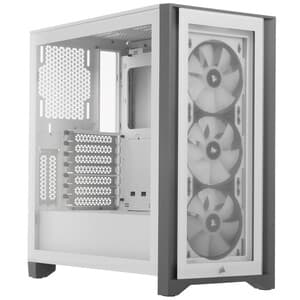 Корпус Corsair iCUE 4000X RGB [CC-9011205-CN] белый thumb 2