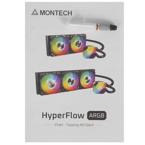 Система охлаждения Montech HyperFlow 360 ARGB  белая thumb 9