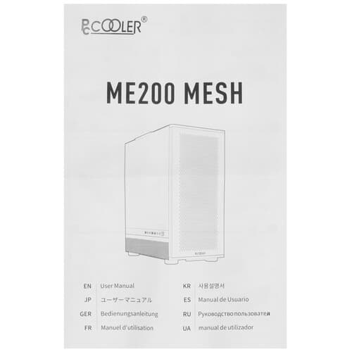 Корпус PCCooler ME200 MESH WH [C3-A520WHP3-GL] белый thumb 14