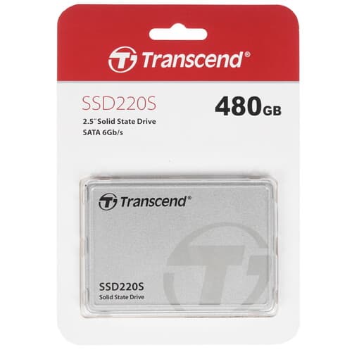Transcend 480 ГБ 2.5" SATA накопитель Transcend 220S [TS480GSSD220S]