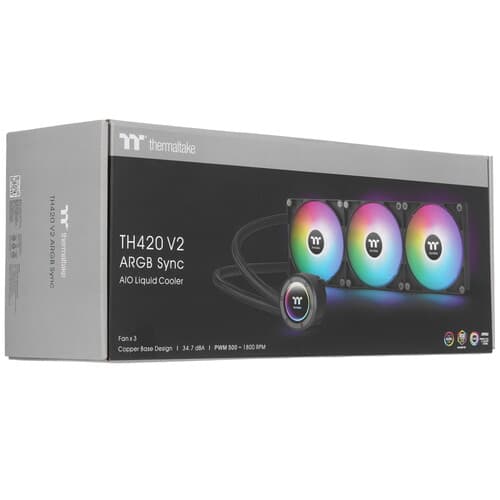 Система охлаждения Thermaltake TH420 V2 ARGB Sync черная thumb 10