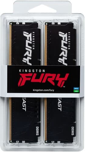 Kingston FURY Оперативная память Kingston FURY Beast Black [KF556C36BBE2K2-64] 64 ГБ, фото 8