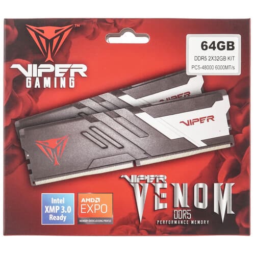 Patriot Memory Оперативная память Patriot Viper Venom [PVV564G600C36K] 64 ГБ, фото 4