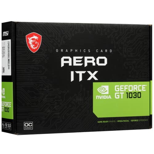 MSI Видеокарта MSI GeForce GT 1030 AERO ITX OC [GeForce GT 1030 AERO ITX 4GD4 OC], фото 9