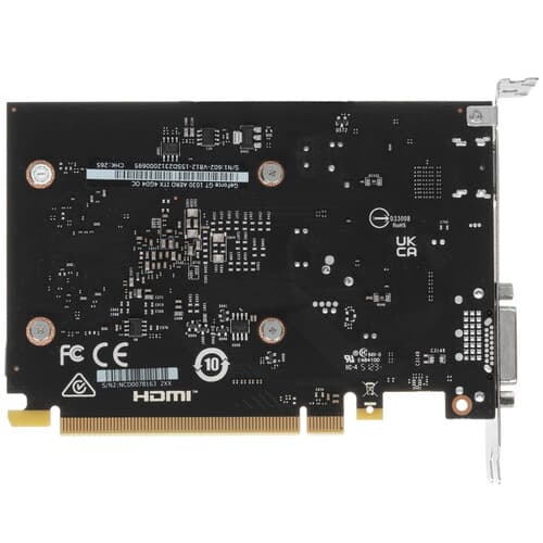 MSI Видеокарта MSI GeForce GT 1030 AERO ITX OC [GeForce GT 1030 AERO ITX 4GD4 OC], фото 2