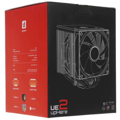 upHere Кулер для процессора upHere UE2TC8  белый, фото 9