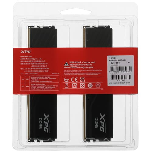 XPG (ADATA) Оперативная память ADATA XPG Lancer Blade [AX5U6400C3216G-DTLABBK] 32 ГБ, фото 3