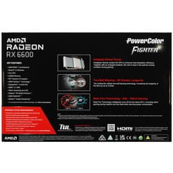 PowerColor Видеокарта PowerColor AMD Radeon RX 6600 Fighter [AXRX 6600 8GBD6-3DH], фото 8