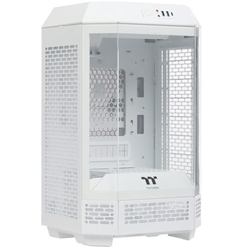 Корпус Thermaltake The Tower 250 Snow [CA-1Z9-00S6WN-00] белый thumb 1