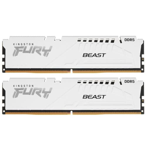 Kingston FURY Оперативная память Kingston FURY Beast White AMD [KF560C36BWEK2-64] 64 ГБ