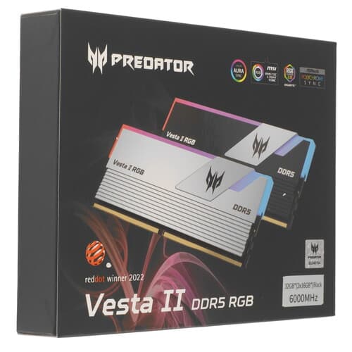 Acer Оперативная память Acer Predator Vesta II RGB [BL.9BWWR.378] 32 ГБ, фото 3
