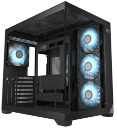 Корпус PCCooler C3 T700 ARGB [C3-T700BKD401-GL] черный thumb 1