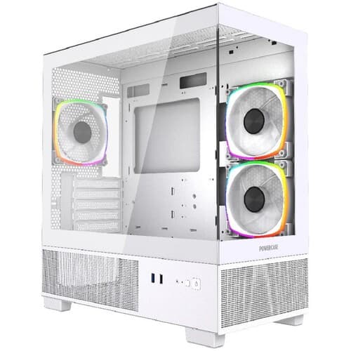 Корпус Powercase Vision Micro M3W [CVMMW-A3] белый thumb 1