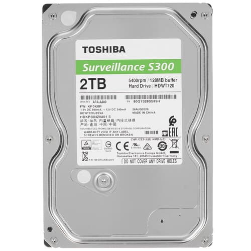 Toshiba 2 ТБ Жесткий диск Toshiba S300 Surveillance [HDWT720UZSVA]