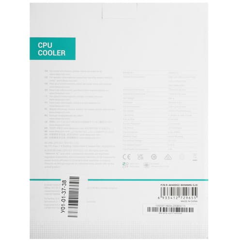 DEEPCOOL Кулер для процессора DEEPCOOL AK400 G2 [R-AK400G2-BKNNMN-GJD] черный, фото 10