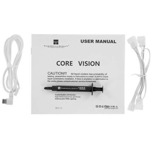 Система охлаждения Thermalright Core Vision 360  белая thumb 9