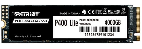 4000 ГБ M.2 NVMe накопитель Patriot P400 Lite [P400LP4KGM28H] thumb 3