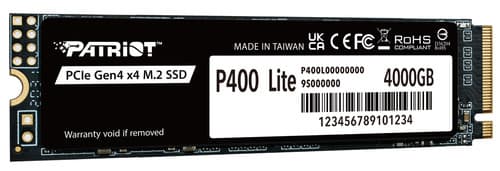 4000 ГБ M.2 NVMe накопитель Patriot P400 Lite [P400LP4KGM28H] thumb 4