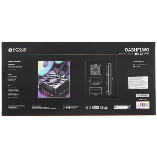 Система охлаждения ID-COOLING DASHFLOW 360 XT PRO черная thumb 9