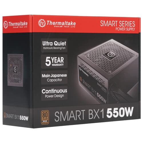 Блок питания Thermaltake Smart BX1 550W [SPD-550AH2NKB-2] черный thumb 8
