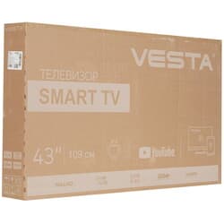 Vesta 43" (109 см) Телевизор Vesta V43KF5500 черный, фото 11