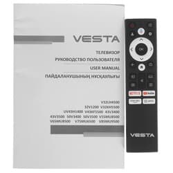 Vesta 43" (109 см) Телевизор Vesta V43KF5500 черный, фото 10
