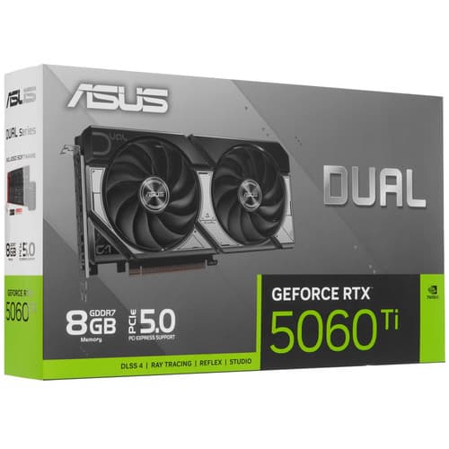 ASUS Видеокарта ASUS GeForce RTX 5060 Ti DUAL [DUAL-RTX5060TI-8G], фото 9