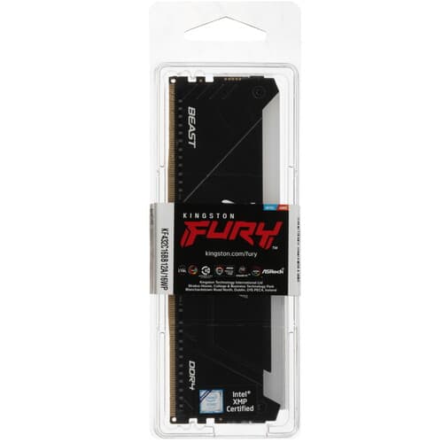 Kingston FURY Оперативная память Kingston FURY Beast Black RGB [KF432C16BB12A/16WP] 16 ГБ, фото 4