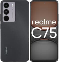 realme 6.72" Смартфон realme C75 128 ГБ черный